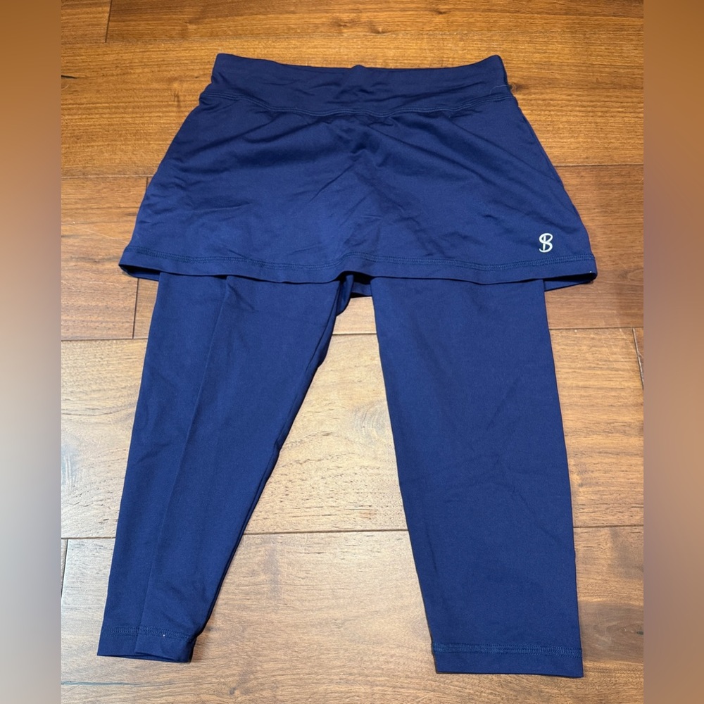 Sofibella Tennis or Pickleball Skirted Capri Leggings for Women